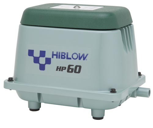 Hiblow HP-60 Teichdurchlüfter Durchlüfter Teichbelüfter 51Watt 3600 L/h von Taka 